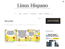 Tablet Screenshot of linuxhispano.net
